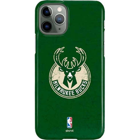 NBA Milwaukee Bucks Green Distressed iPhone 11 Pro Lite Case