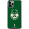 NBA Milwaukee Bucks Green Distressed iPhone 11 Pro Max Clear Case