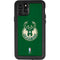 NBA Milwaukee Bucks Green Distressed iPhone 11 Pro Waterproof Case