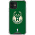 NBA Milwaukee Bucks Green Distressed iPhone 12 Clear Case