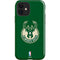 NBA Milwaukee Bucks Green Distressed iPhone 12 Impact Case