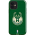 NBA Milwaukee Bucks Green Distressed iPhone 12 Impact Case