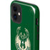 NBA Milwaukee Bucks Green Distressed iPhone 12 Impact Case