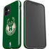 NBA Milwaukee Bucks Green Distressed iPhone 12 Impact Case