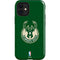 NBA Milwaukee Bucks Green Distressed iPhone 12 Mini Impact Case
