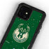 NBA Milwaukee Bucks Green Distressed iPhone 12 Mini Waterproof Case