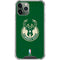 NBA Milwaukee Bucks Green Distressed iPhone 12 Pro Clear Case