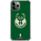 NBA Milwaukee Bucks Green Distressed iPhone 12 Pro Max Clear Case