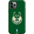 NBA Milwaukee Bucks Green Distressed iPhone 12 Pro Max Impact Case