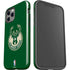 NBA Milwaukee Bucks Green Distressed iPhone 12 Pro Max Impact Case