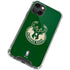 NBA Milwaukee Bucks Green Distressed iPhone 13 Mini Clear Case