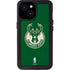 NBA Milwaukee Bucks Green Distressed iPhone 13 Mini Waterproof Case