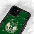 NBA Milwaukee Bucks Green Distressed iPhone 13 Mini Waterproof Case