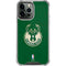 NBA Milwaukee Bucks Green Distressed iPhone 13 Pro Max Clear Case