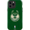 NBA Milwaukee Bucks Green Distressed iPhone 13 Pro Max Impact Case