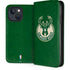 NBA Milwaukee Bucks Green Distressed iPhone 14 Folio Case