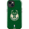 NBA Milwaukee Bucks Green Distressed iPhone 15 Plus Impact Case