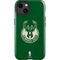 NBA Milwaukee Bucks Green Distressed iPhone 14 Plus Impact Case
