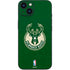 NBA Milwaukee Bucks Green Distressed iPhone 15 Plus Skin