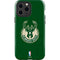 NBA Milwaukee Bucks Green Distressed iPhone 14 Pro Max Impact Case