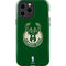 NBA Milwaukee Bucks Green Distressed iPhone 15 Pro Max Impact Case
