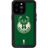 NBA Milwaukee Bucks Green Distressed iPhone 14 Pro Max Waterproof Case