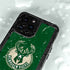 NBA Milwaukee Bucks Green Distressed iPhone 14 Pro Max Waterproof Case