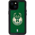 NBA Milwaukee Bucks Green Distressed iPhone 15 Waterproof Case