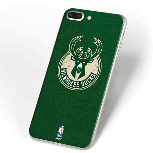 NBA Milwaukee Bucks Green Distressed iPhone 7 Plus Skin