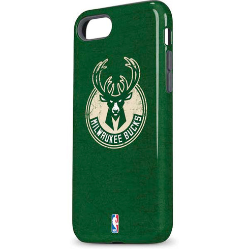 NBA Milwaukee Bucks Green Distressed iPhone 7 Pro Case