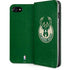 NBA Milwaukee Bucks Green Distressed iPhone SE (2nd & 3rd Gen) Folio Case
