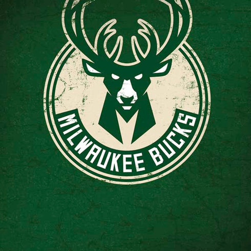 NBA Milwaukee Bucks Green Distressed iPhone X Skin