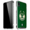 NBA Milwaukee Bucks Green Distressed iPhone XR Clear Case