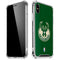 NBA Milwaukee Bucks Green Distressed iPhone XS Max Clear Case