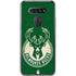 NBA Milwaukee Bucks Green Distressed LG K51/Q51 Clear Case