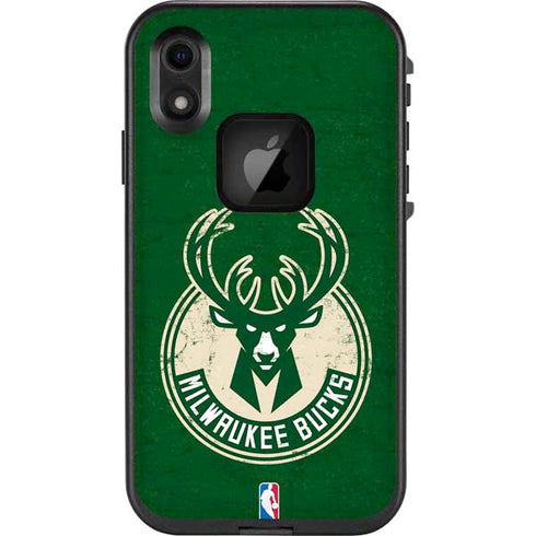 NBA Milwaukee Bucks Green Distressed LifeProof Fre iPhone Skin