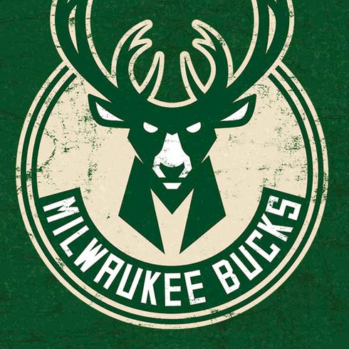 NBA Milwaukee Bucks Green Distressed Moto E5 Play Skin