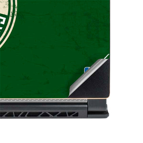 NBA Milwaukee Bucks Green Distressed MSI GS65 Stealth Laptop Skin