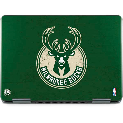 NBA Milwaukee Bucks Green Distressed Notebook 9 Pro 13in (2017) Skin