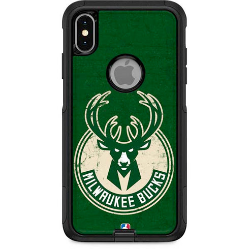 NBA Milwaukee Bucks Green Distressed Otterbox Commuter iPhone Skin