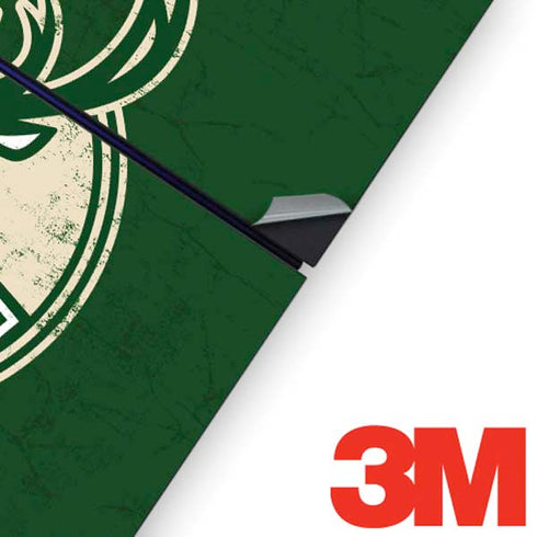 NBA Milwaukee Bucks Green Distressed PS4 Console and Controller Bundle Skin