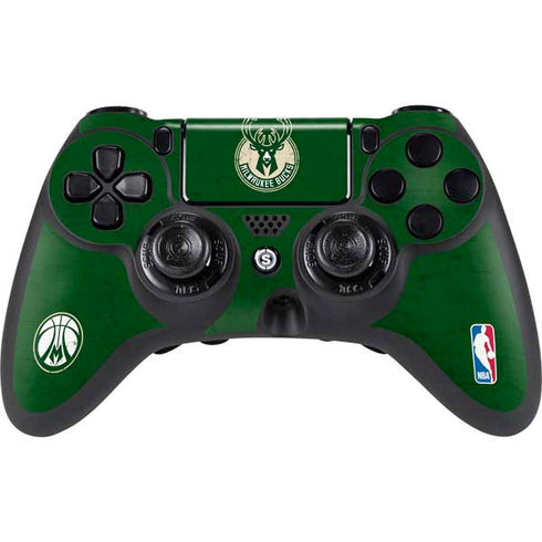 NBA Milwaukee Bucks Green Distressed PS4/PC SCUF Impact Controller Skin