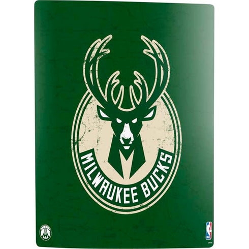 NBA Milwaukee Bucks Green Distressed PS5 Digital Edition Bundle Skin