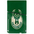NBA Milwaukee Bucks Green Distressed PS5 Slim Disk Console Skin