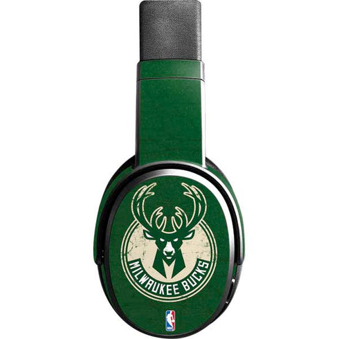 NBA Milwaukee Bucks Green Distressed Skullcandy Crusher Wireless Skin