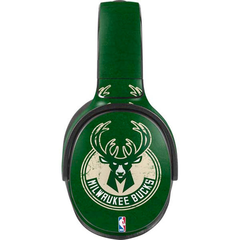 NBA Milwaukee Bucks Green Distressed Skullcandy Venue Skin