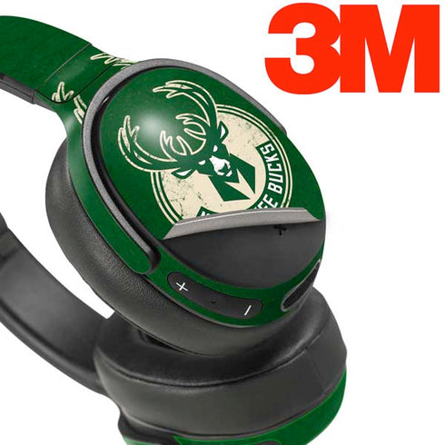 NBA Milwaukee Bucks Green Distressed Skullcandy Venue Skin