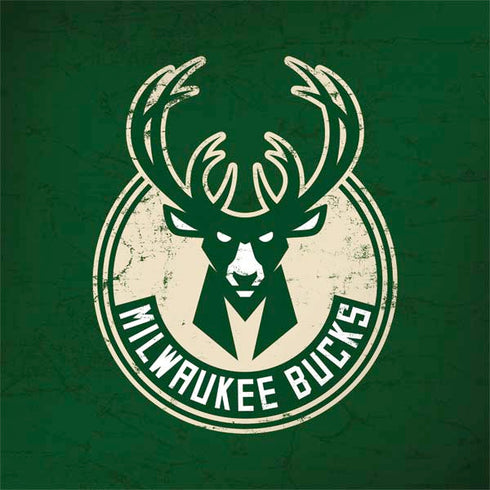 NBA Milwaukee Bucks Green Distressed Surface Book 2 13.5in Skin