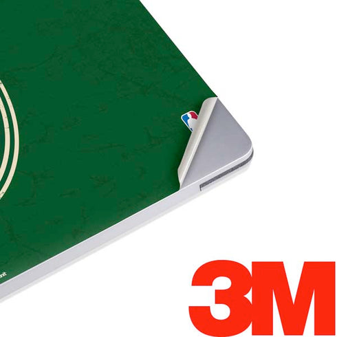 NBA Milwaukee Bucks Green Distressed Surface Laptop 2 Skin