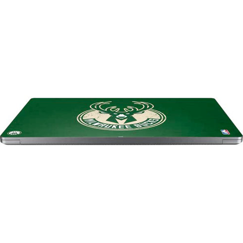NBA Milwaukee Bucks Green Distressed Universal Laptop 12in (9.8 x 6.8in) Skin